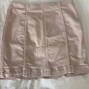 Free people modern femme denim mini